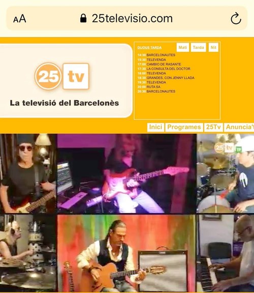 The RUTA SA TV Show on 25TV in Barcelona aired IMAGINE!