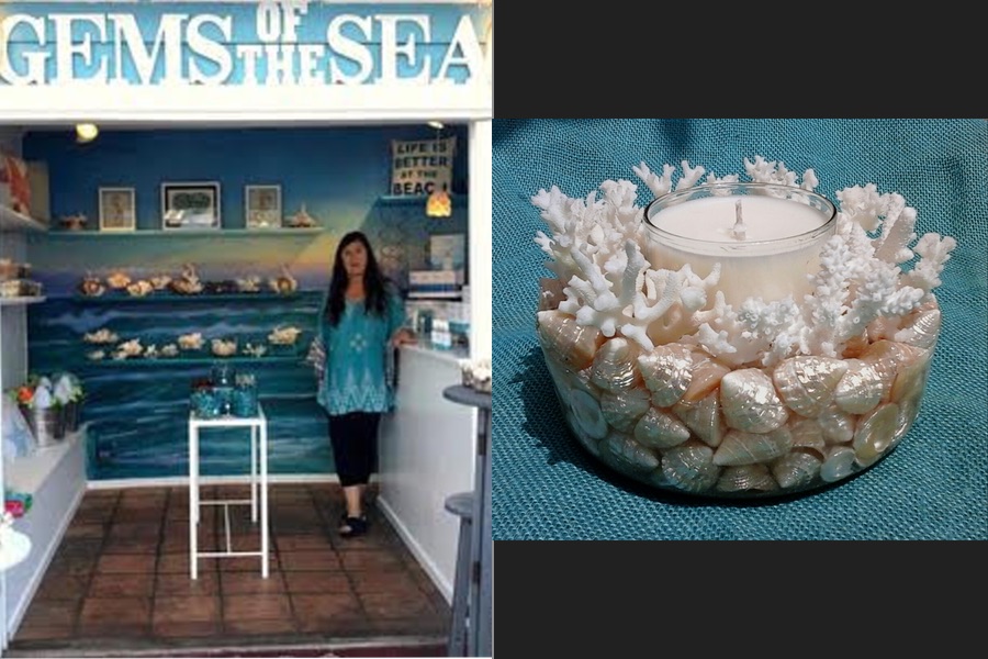 Gems of the sea candles
